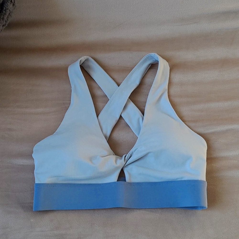 Women's Light Blue Sports Bra